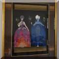 A07. Limited edition serigraph "Evening and Night" by Erte. 23/300 50"h x 40"w 